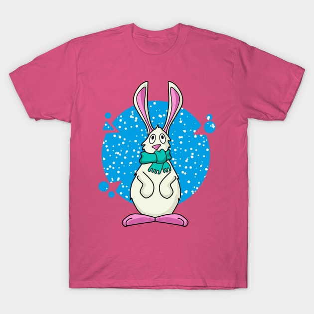 Snow Bunny T-Shirt by Ashley-Bee